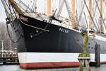 Viermastbark PASSAT am 27.01.2024 in Lübeck-Travemünde