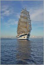 Von einem Schiff aus hatte ich die einmalige Gelegenheit den Grossselger schlechthin zu fotografgieren: der ROYAL CLIPPER' ist bei in der Nähe von Palmarola auf der Fahrt nach Civitavecchia. 26. September 2025