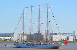 Viermast Schoner Santa Maria Manuela IMO-Nummer:5312628 Flagge:Portugal Länge:68.0m Breite:10.0m Baujahr:1937 Bauwerft:Uniao Fabril,Lissabon Portugal bei der Einlaufparade des 827.