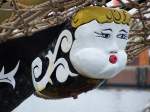 Diese Galionsfigur steht in Bezug zum Schiffsnamen der Brigantine  Eye of the Wind .