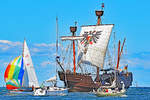 Segelboote bei der Kraweel LISA VON LÜBECK.