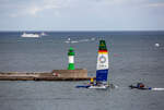 Team Deutschland beendet den ersten Renntag bei der SailGP in Sassnitz. - 22.08.2026