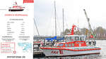 SAR-Boot HENRICH WUPPESAHL am 10.11.2022 im Hafen von Neustadt / Holstein