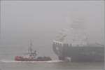 Dicke Suppe ber der Weser. 23.05.2010, mittags.