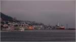 Abendlicher Blick durch den Hafen von Gibraltar. 18.04.2017