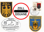 Schiffsstempel Zollboot HAMBURG.