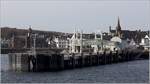Pier No. 3 in Stornoway. Hier legt die Fähre aus Ullapool an. 30.04.2017