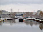 GMS  LUSITANIA  (04005670 , 80 x 8,2m) verließ am 30.01.2021 die Schleuse BERLIN-CHARLOTTENBURG  und befuhr den  WESTHAFENKANAL  zu Berg. 