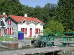 Frankreich, Elsass-Lothringen, Saarkanal (vormals Saar-Kohle-Kanal), Schleuse 16, 12.09.2010