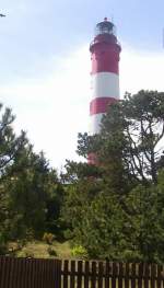 AMRUM - Leuchtturm,
Nordsee Sommer 2004, umsort. Foto