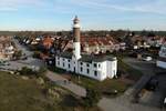 Leuchtturm Timmendorf/Poel. Der Leuchtturm wurde 1872 fertig gestellt und ist 21 m hoch; 23.02,2019