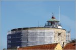 Das Leuchtfeuer auf dem Store Tårn (Großer Turm) auf Christiansø (Erbseninseln). 25.08.2016