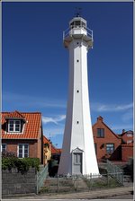 Das Oberfeuer Rønne (Bornholm) der ehemaligen Richtfeuerstrecke. Es war von 1880 bis 1989 in Betrieb. 24.08.2016