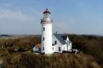 Vestborg Fyr liegt am südlichsten Punkt der dänischen Ostseeinsel Samsø; 07.04.2019