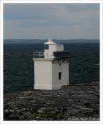 Black Head Leuchtturm an der Galway Bay in Irland, County Clare.