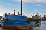 Schute EH II am 30.3.2018 im Hafen von Niendorf / Ostsee