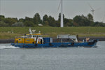 . Arbeitsschiff VLB-1, gesehen im Hafengebiet von Vlissingen am 29.09.2016.