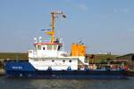 Arbeitsschiff  TRISCHEN (MMSI 211202970); Datum: 25.07.2026; Aufnahmeort: Nordsee/Hafen B�sum, Deutschland.