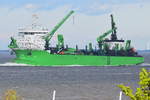 BONNY RIVER , Saugbagger , IMO 9810939 , Baujahr 2019 , 158.2 x 30 m , 30.05.2020 , Cuxhaven