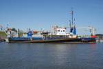 Der Hollndische Bagger  Maasmond  am Wangerooge-Kai in Wilhelmshaven.