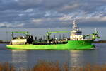 MEUSE RIVER , Saugbagger , IMO 9866988 , Baujahr 2020 , 116 x 26 m , Lühe - Deich , 22.10.2025 
