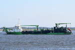 SCHELDT RIVER , Saugbagger , IMO 9778143 , Baujahr 2017 , 116 × 26m , Grünendeich , 15.04.2019