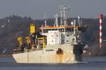 Saugbagger VITUS BERING (IMO 9573062); Datum: 01.12.2025; Aufnahmeort: Elbe/Hafen Hamburg, Deutschland.