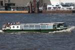 Hafenbarkasse ANITA EHLERS (ENI 05117280); Eigner/Betreiber: Ehlers; Datum: 03.08.2026; Aufnahmeort: Elbe/Hafen Hamburg, Deutschland.