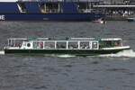 Hafenbarkasse BIRGIT EHLERS (H-6014); Eigner/Betreiber: Ehlers; Datum: 09.05.2026; Aufnahmeort: Elbe/Hafen Hamburg, Deutschland.