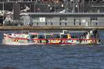 Hafenbarkasse GERDA 2.0 (ENI 05107660); Eigner/Betreiber: Barkassenmeyer; Datum: 07.05.2026; Aufnahmeort: Elbe/Hafen Hamburg, Deutschland.