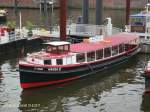 HANSA II (H3080) am 18.6.2011 im Binnenhafen, Hamburg /  fleetgngige Barkasse / La 15,44 m, B 3,34 m, Tg 0,85 m / 96 kW / 51 Pass.