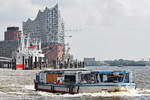 HUGO ABICHT (ENI 04811100) am 26.05.2020 im Hafen von Hamburg.Reederei Rainer Abicht.