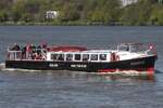 Hafenbarkasse HANSA (ENI 05100930); Eigner/Betreiber: B�low; Datum: 26.04.2026; Aufnahmeort: Elbe/Hafen Hamburg, Deutschland.