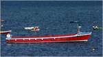 Die 1947 gebaute SEA KING ist 57 Fuß (17,37 m) lang und befördert bis zu 85 Passagiere zwischen den Isles of Scilly. Hier liegt sie am 26.04.2017 im Hafen von St. Mary's.