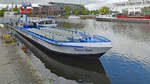 Fahrgastschiff TRAVE SUN am 04.05.2020 in Lübeck, Untertrave