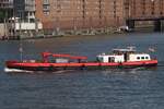 Bunkerschiff BUNKER SERVICE 12 (IMO 04017770), Eigner/Betreiber: NWB Bunker Service; Datum: 03.08.2026; Aufnahmeort: Elbe/Hafen Hamburg, Deutschland.