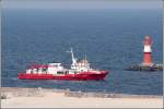 Feuerlschboot FLB 40-3 luft am 14.06.2007 Rostock-Warnemnde an.