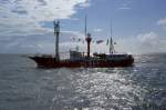 Am Mittag des 13.07.2008 machte sich die Elbe 1 von Helgoland auf den Rckweg nach Cuxhaven. Am Abend des gleichen Tages berholten wir sie auf Hhe der Insel Neuwerk.
