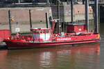Feuerwehrschiff BRANDDIREKTOR KRÜGER (F 11); Eigner/Betreiber: Feuerwehr Hamburg; Datum: 10.06.2015; Aufnahmeort: Elbe/Hafen Hamburg, Deutschland.