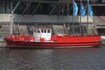 Feuerwehrschiff BAURAT SCHMIDT (ENI 05107330); Eigner/Betreiber: Feuerwehr Hamburg; Datum: 11.06.2025; Aufnahmeort: Elbe/Hafen Hamburg, Deutschland.