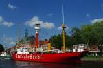Feuerschiff Amrumbank/ Deutsche Bucht im Emder Ratsdelft, 630 BRZ  (26.05.2011)