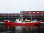 Das Feuerschiff Fehmarnbelt im Lbecker Hafen.(24.10.2009)