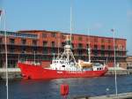 Feuerschiff FS FEHMARNBELT IMO: 1046704, MMSI: 211352730 ; Lübeck auf der Trave , media docks, 12.09.2014  