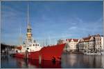 Das Feuerschiff FEHMARNBELT liegt im Lbecker Holstenhafen. Aufnahmedatum: 16.11.2006