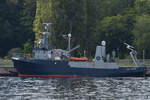 Mitte August 2023 hat die ARNE TISELIUS (IMO: 7517624) in Sassnitz angelegt.