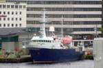 Das Fischereiforschungsfahrzeug Hakon Mosby am 07.09.16 in Bergen