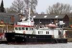 Forschungsschiff LUDWIG PRANDTL (IMO 8332320); Datum: 13.03.2026; Aufnahmeort: Elbe/Hamburg-Oortkaten, Deutschland.