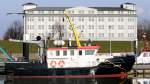 Die Argus am 04.03.2014 im Hafen von Wilhelmshaven.