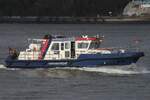 Beh�rdenschiff HAFENAUFSICHT (ENI 04811930); Eigner/Betreiber: HPA; Datum: 12.03.2026; Aufnahmeort: Elbe/Hafen Hamburg, Deutschland.