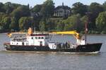Mehrzweckschiff NIGE (IMO 1000006); Datum: 26.08.2026; Aufnahmeort: Elbe/Hafen Hamburg, Deutschland.